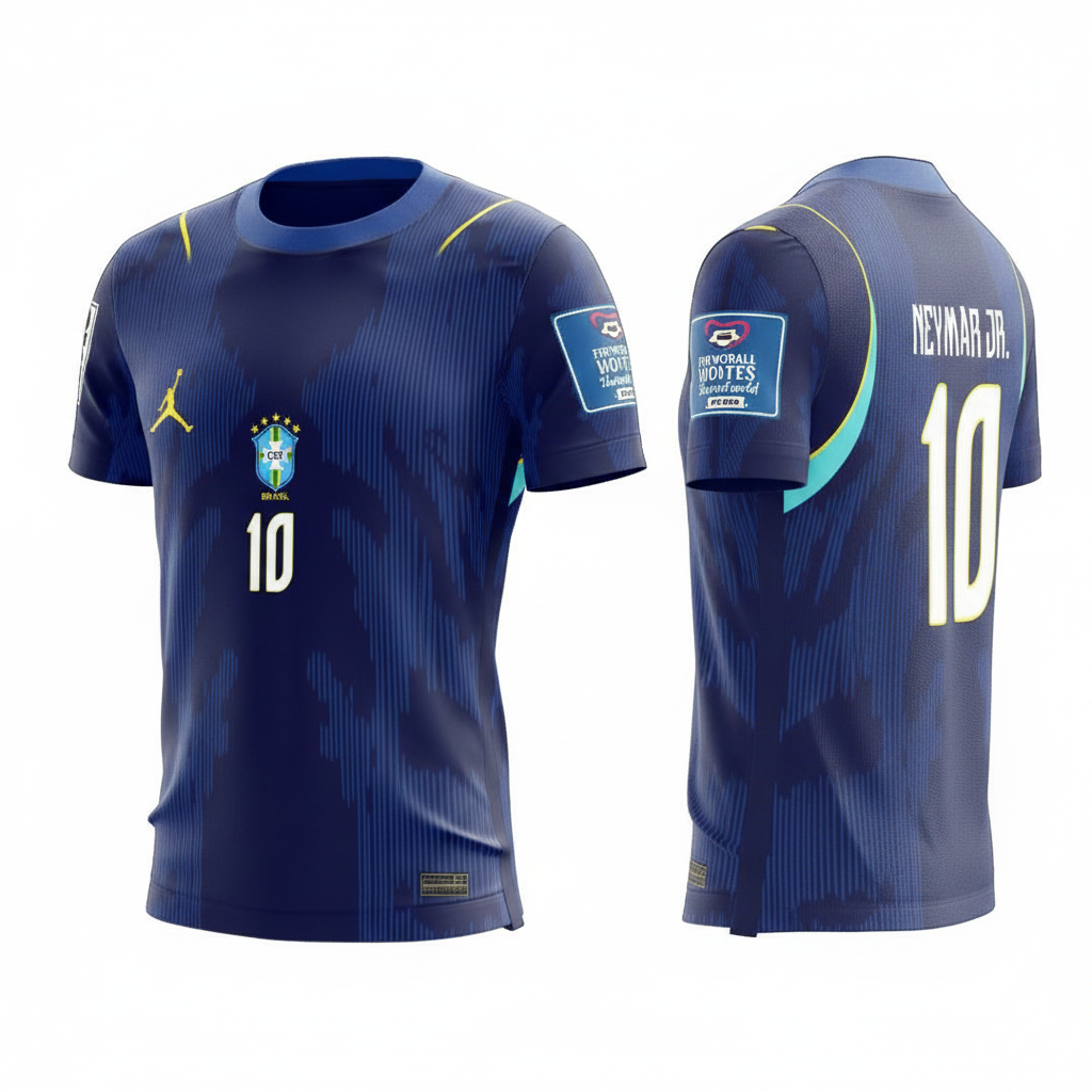 Brazil Away Jersey Side View