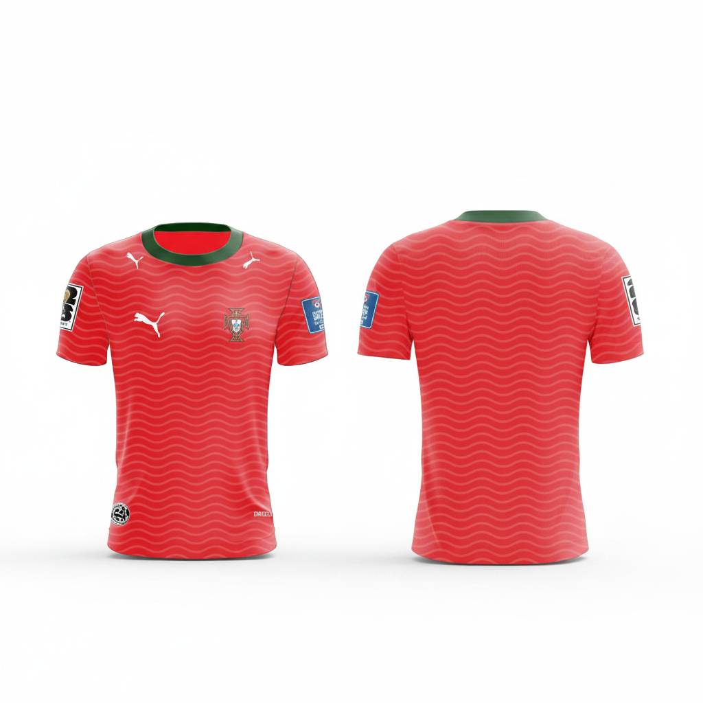 Portugal Home Jersey Flat Lay