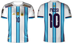 Argentina #10 Messi Football Kit – Home Jersey & Shorts Set