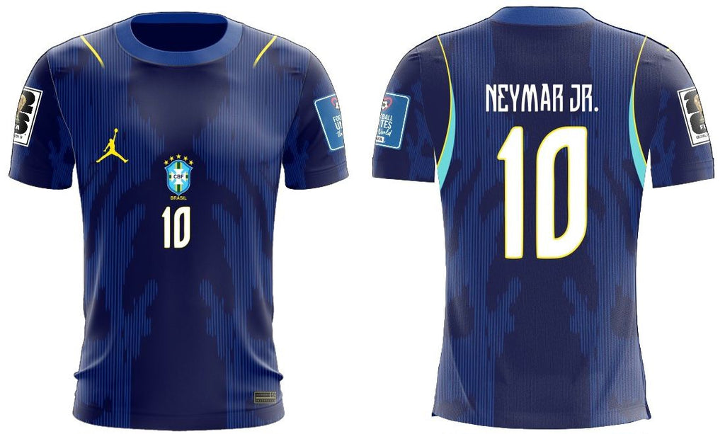 Brazil Neymar Jr. #10 Away Kit – 2025/26