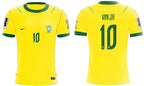Brazil Vini Jr. #10 Home Kit – 2025/26