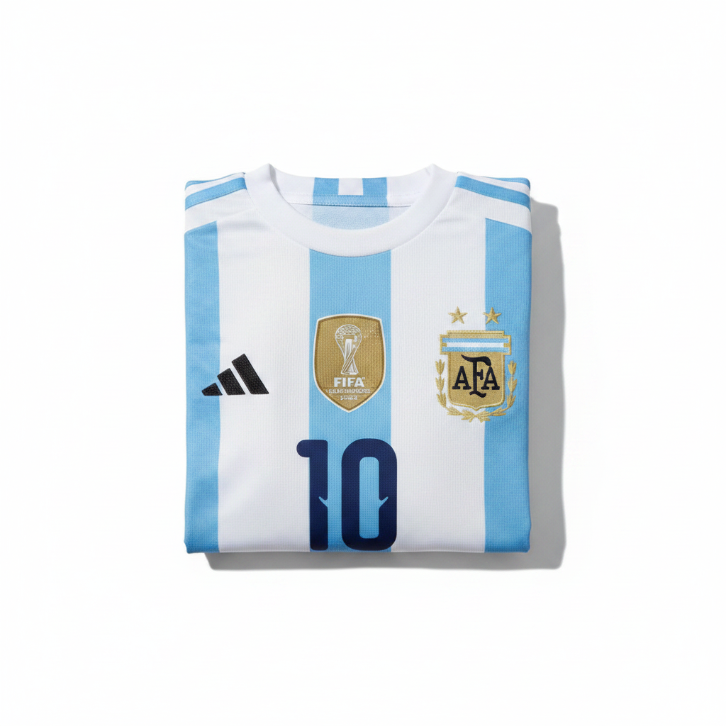 Argentina Jersey Flat Lay