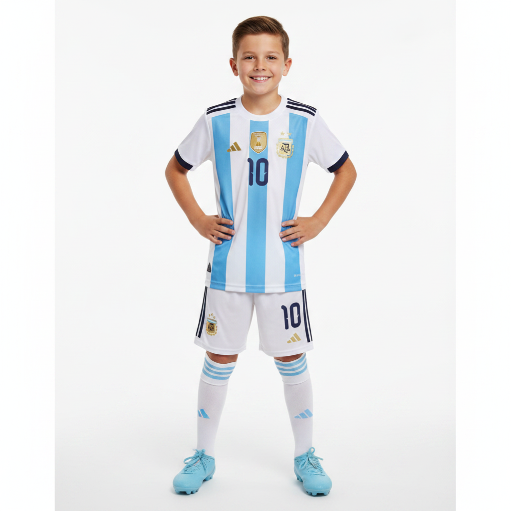 Boy Wearing Kit
