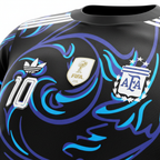 Close Up Black Messi Kit